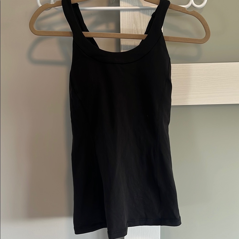 Lululemon Athletica Black Fitted tank